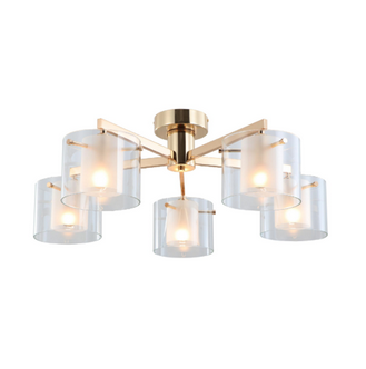 La lampe de plafond à 5 Lights Gold Dual Grasses est-elle disponible?