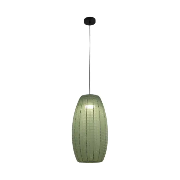 Comment une suspension tissée vert olive peut-elle transformer votre espace de vie ?