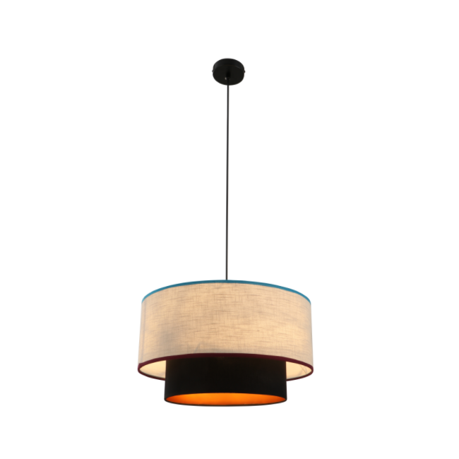 Lustre à tambour à 3 légers