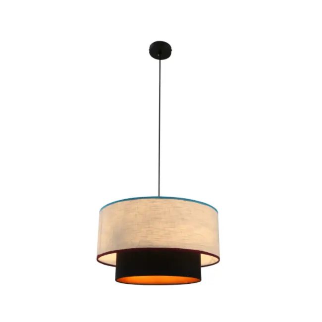 Lustre à tambour à 3 légers