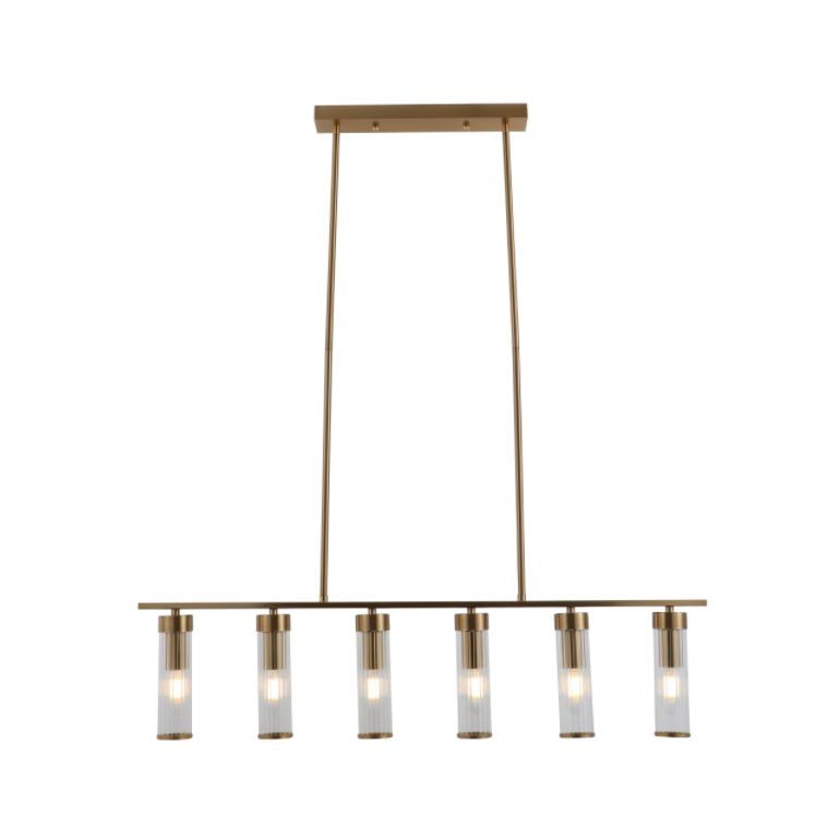 Hauteur réglable en verre linéaire PENDANT