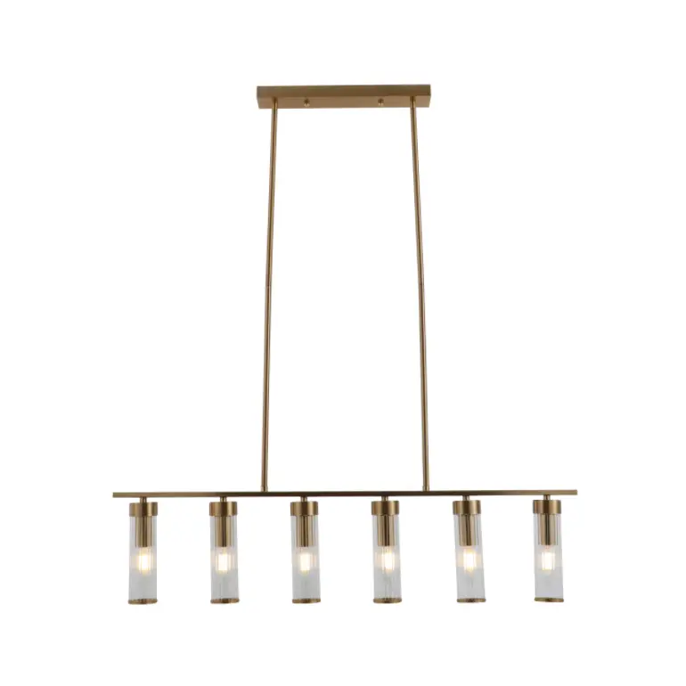 Hauteur réglable en verre linéaire PENDANT