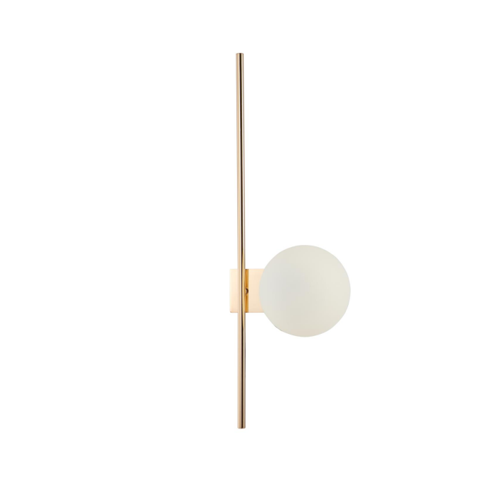 G9 Lampe murale en verre blanc laiteux