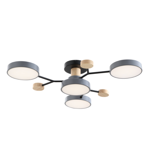 Lumière de plafond LED sombre à trois étages à trois étages