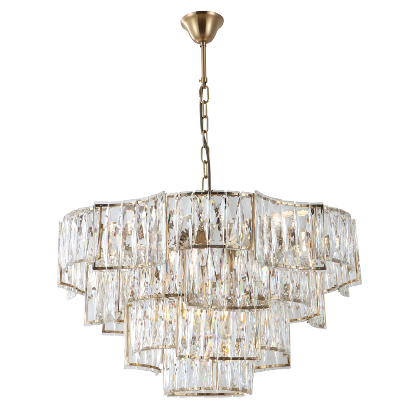 Lustre en cristal vintage de luxe