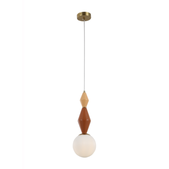Céramique et verre moderne E14 PENDANT